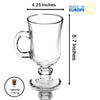 Dublin Irish Coffee Mugs, Set of 2 - CRYSTALIA GLASS